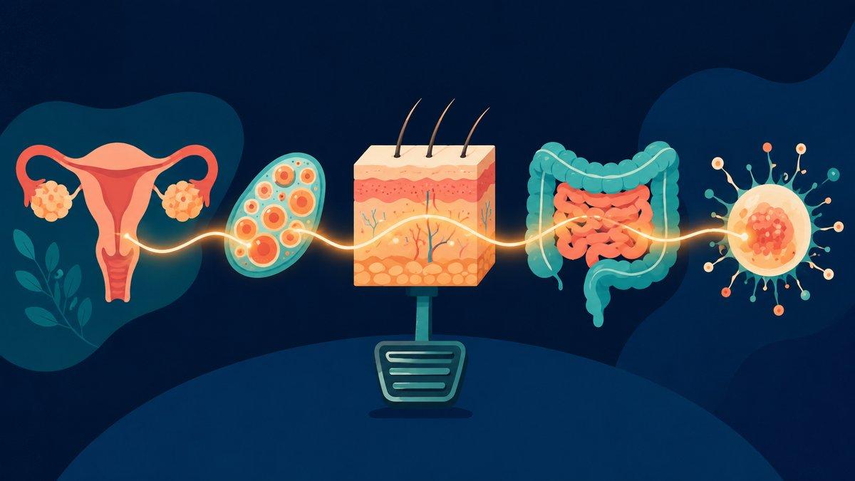 How improving GLP-1 signaling helps calm metabolic stress, immune activity, and hormonal imbalance