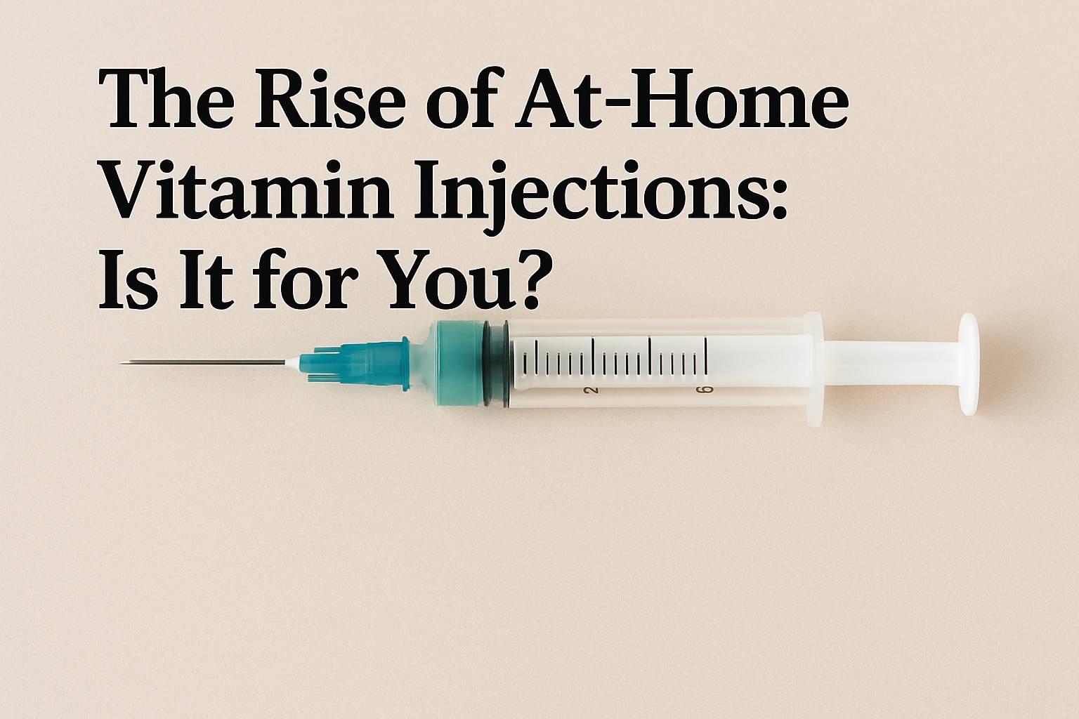 The Rise of At-Home Vitamin Injections: Is It for You?